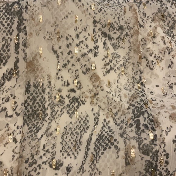 NWOT Faux Snakeskin Print Midi Skirt - Picture 9 of 16